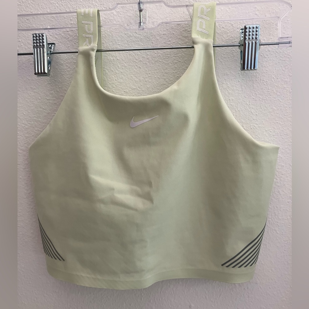 Nike Pro Dri-FIT Light yellow bra Top